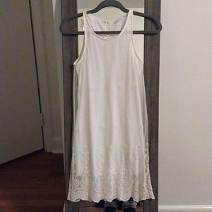 Boutique small ivory lace dress